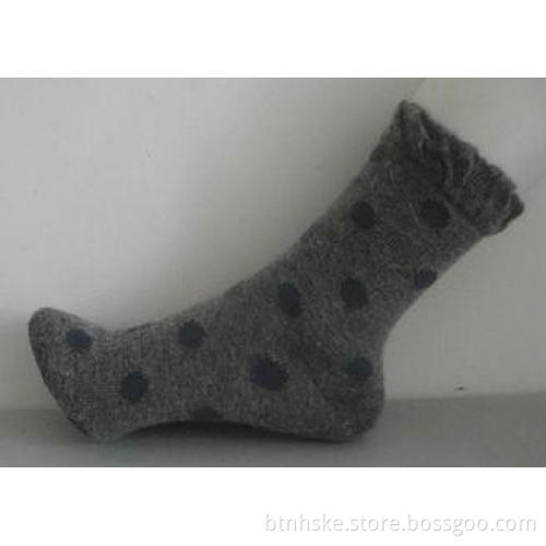 Cotton Knitting Womens Wool Socks With Red 90 % Cotton Nove